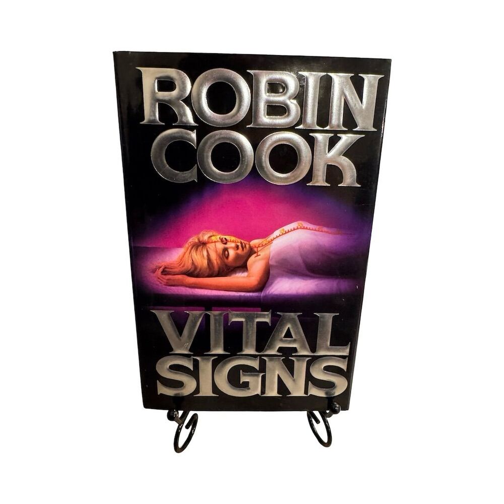 Vital Signs by Robin Cook Hardcover Medical Thriller Novel: EUC: Horror